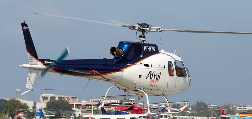 Helicóptero Amil Resgate Saúde